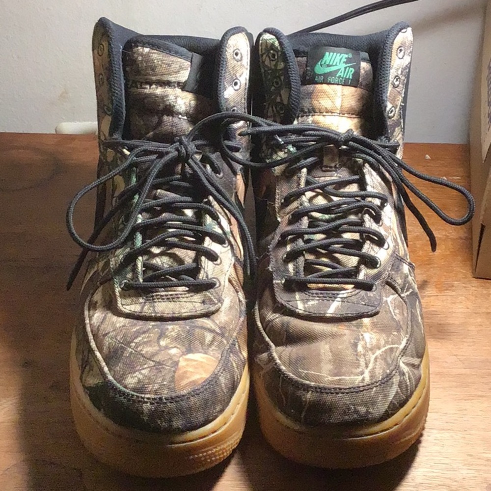 Nike Air Force ones High realtree camo selection